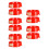 10Pièces Base Extincteur Rouge Luminescente Usage 9