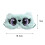 2Pièces Cache-Yeux Vert Clair Peluche Cartoon Confortable Pour 10