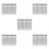 100Pièces Vis Entretoise Photo Aluminium Argent Durable Décor 8