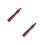 2Pièces Poignées En Bois Marron Ergonomiques Outils De Feutrage DIY 4