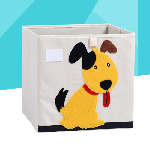 2Pièces Boîte De Rangement Beige Lavable Avec Motif 1
