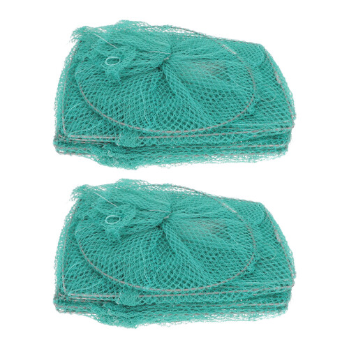 4Pièces Filets Pièges De Pliables Nylon Vert Pour Crustacés 2