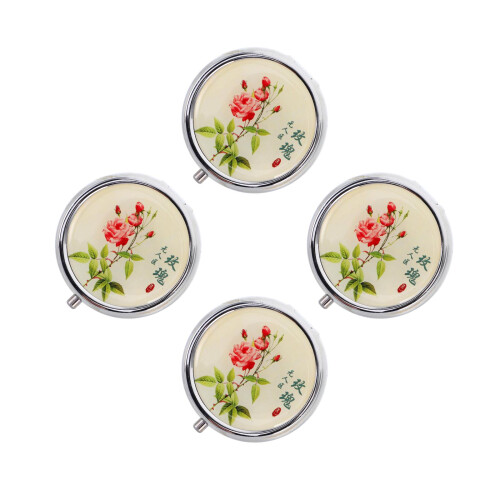 4Pièces Solide Multi Rose Voyage Portable Femme 2