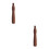 2Pièces Poignées En Bois Marron Ergonomiques Outils De Feutrage DIY 5