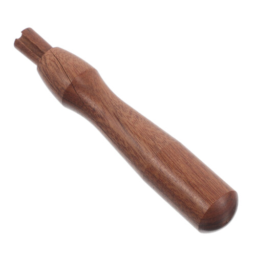 2Pièces Poignées En Bois Marron Ergonomiques Outils De Feutrage DIY 2