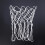 4Pièces Filet Basketball Nylon Durable Compétition 9