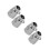 4Pièces Valve Bouton Arrêt Douche Rv Argentée Usage Facile 7