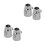 4Pièces Valve Bouton Arrêt Douche Rv Argentée Usage Facile 5