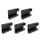 5Pièces Support Mural Noir Pour Pailles Baguettes Drainage 5