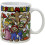 Super Mario Super Mario Evergreen Mug Coaster And Keychain Set 5