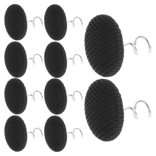 200Pcs Universal Bed Sheet Holder Clips Black for Stable Sheet Fixing 2