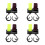 8Pièces Crochets Suspendus Poussette Robustes 5