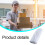 100Pcs Express Thicken Packing Bag Eco-Friendly Waterproof White 6