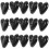 60Pcs Black Decorative Heart Pushpins Irregular Design for Cork Boards 1