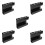 5Pièces Support Mural Noir Pour Pailles Baguettes Drainage 8