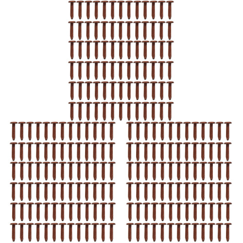 600Pièces Clous Décoratifs Mini Brads Marron Pour Bricolage 1