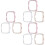9Pcs Drop Resistance Cover Smart Watch Shell Assorted 6