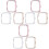 9Pcs Drop Resistance Cover Smart Watch Shell Assorted 3