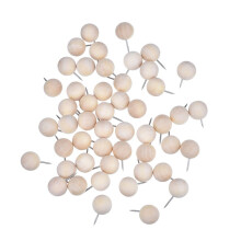 240Pièces Punaises Bois Et Métal Tête Ronde Pour Et Décoration