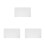 3Pcs PVC Separate Board White Spray Proof Guard for Dining and Work 8