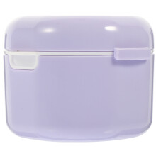 4Pcs Portable Violet Denture Holder Small Orthodontic Retainer Case