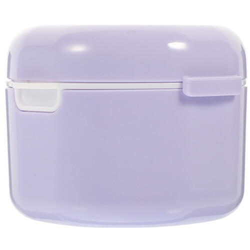 4Pcs Portable Violet Denture Holder Small Orthodontic Retainer Case