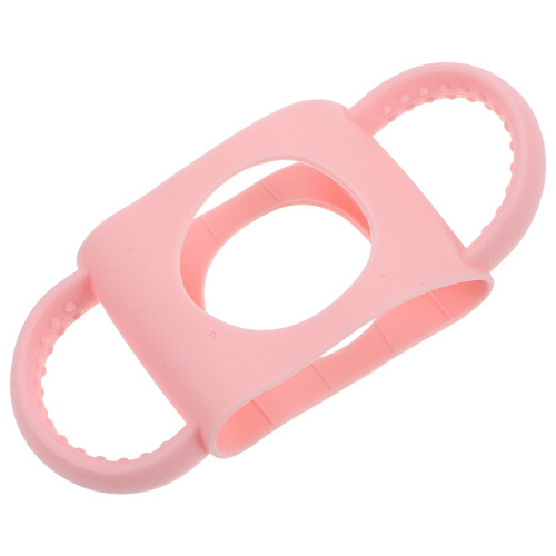 4Pièces Poignées Silicone Bébé Rose Design Adaptées