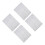 4Pcs Mini Refrigerator Mats Rubber PU Nonslip Drip Tray for Home Use 9