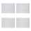 4Pcs Mini Refrigerator Mats Rubber PU Nonslip Drip Tray for Home Use 6