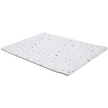 4Pcs Mini Refrigerator Mats Rubber PU Nonslip Drip Tray for Home Use