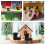 60Pièces Mini Bottines De Noël En Pe Décor Table Et Maison De 8
