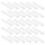 120Pcs Clear PVC Clock Hands Storage Box for Wall Clock Pointer Shield 1