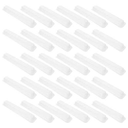 120Pcs Clear PVC Clock Hands Storage Box for Wall Clock Pointer Shield