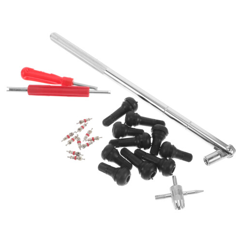 72Pièces Outil Remplace Valves Caoutchouc Acier Polyvalent Pour 1