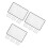 12Pcs Black PVC Full Page Magnifier Sheets for Reading Portable Use 10