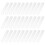 120Pcs Clear PVC Clock Hands Storage Box for Wall Clock Pointer Shield 2