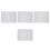 4Pcs Mini Refrigerator Mats Rubber PU Nonslip Drip Tray for Home Use 8