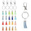 150Sets DIY Tassel Keychain Kit with Keychain Accessories for Decor 10
