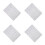 4Pcs Mini Refrigerator Mats Rubber PU Nonslip Drip Tray for Home Use 7