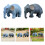 20Pcs Miniature Elephant Statues for DIY Micro Landscape Garden 11