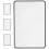 12Pcs Black PVC Full Page Magnifier Sheets for Reading Portable Use 3