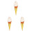 3Pièces Accessoires Glace Artificielle PVC Multiusage 3
