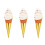 3Pièces Accessoires Glace Artificielle PVC Multiusage 5