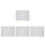4Pcs Mini Refrigerator Mats Rubber PU Nonslip Drip Tray for Home Use 4