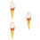 3Pièces Accessoires Glace Artificielle PVC Multiusage 8