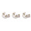 3Paires Chaussures Enfants Blanches Design Stylé Semelle Résistante 5