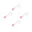 4Pcs Household Hanging Type Water Changer White Plastic Fish Tank Tool 10