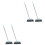 4Pièces Balais Robustes Bleus Manche Long Acier Nettoyage Intérieur 5