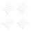 24Pcs Multipurpose White Wood Pencils for Sewing Fabric Ceramic 10