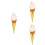 3Pièces Accessoires Glace Artificielle PVC Multiusage 7